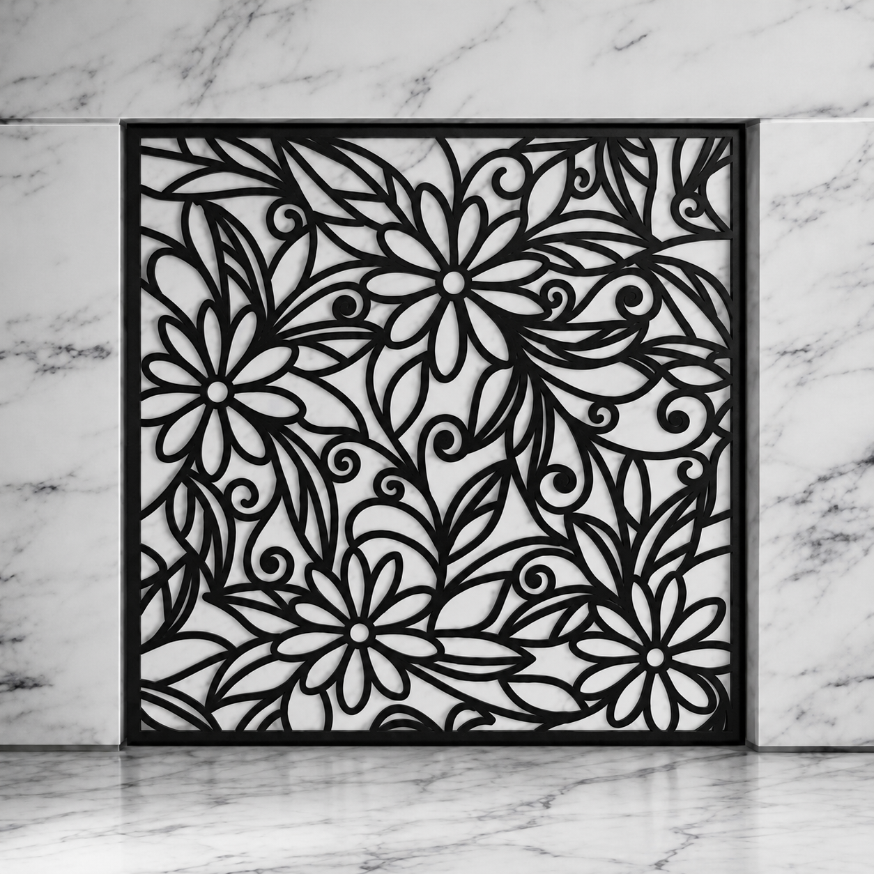 Flowers 02 - Metal Wall Art