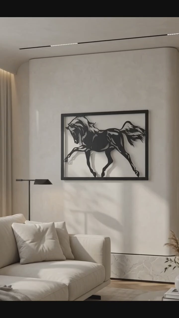 Horse 02 - Metal Wall Art
