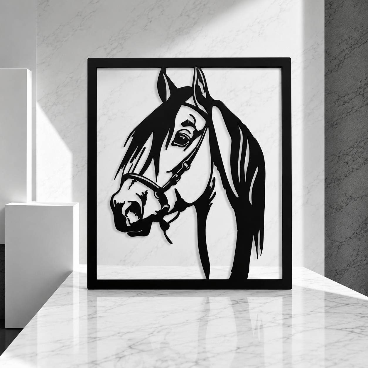 Majestic Horse 01 - Metal Wall Art