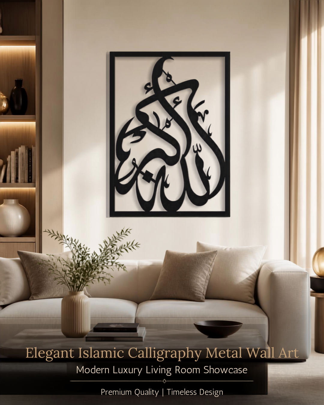 Noor-e-Harf – Metal Wall Art
