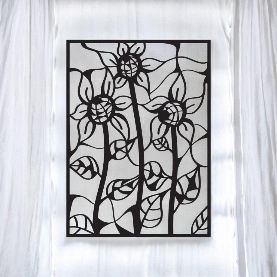 Flowers 01 - Metal Wall Art